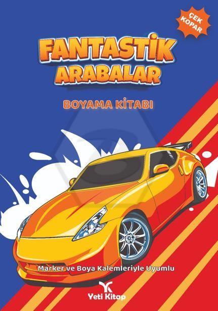 Fantastik Arabalar Boyama Kitabı
