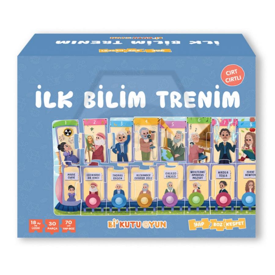 İlk Bilim Trenim - Cırt Cırtlı Yapboz ve Kitap Seti