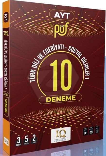 AYT Türk Dili ve Edebiyatı - Sosyal Bilimler Püf 10 Branş Denemesi