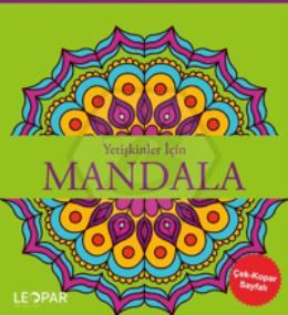 Yetişkinler İçin Mandala-Yeşil