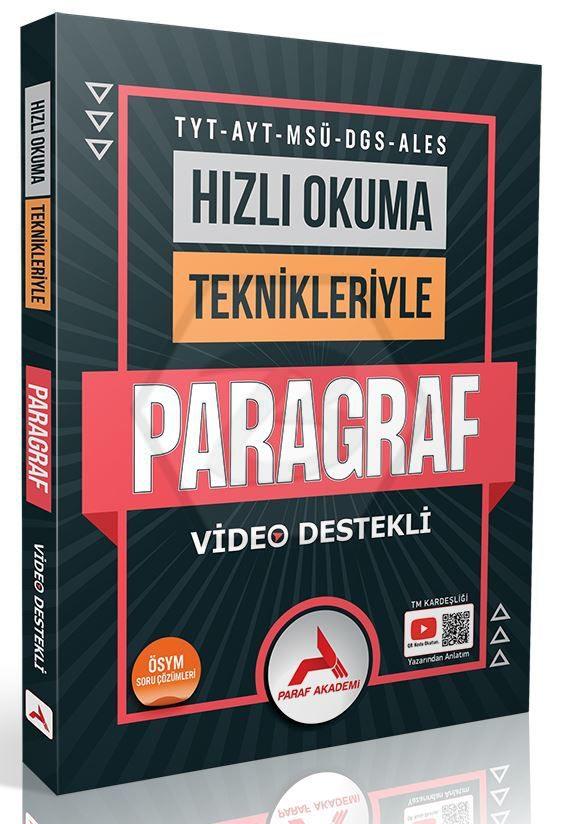 TYT AYT MSÜ DGS ALES Hızlı Okuma Teknikleriyle Paragraf