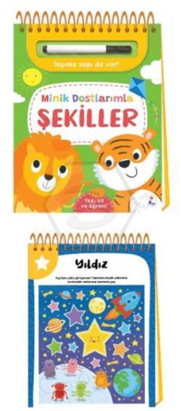  Minik Dostlarımla Şekiller – Yaz, Sil ve Öğren