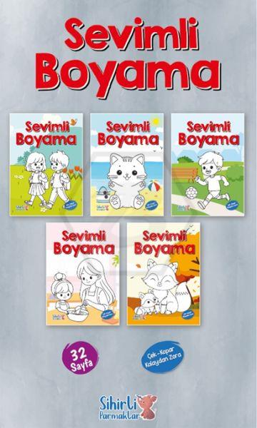Boyama Kitabı Büyük Boy (5 li Paket)