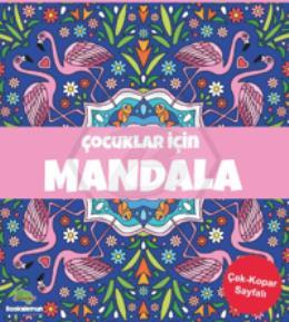 Çocuklar İçin Mandala-Lacivert