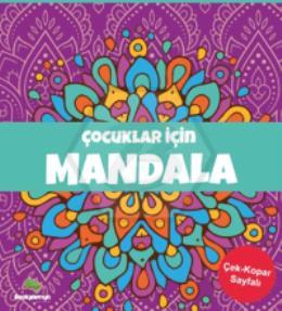 Çocuklar İçin Mandala-Mor