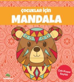 Çocuklar İçin Mandala-Turuncu