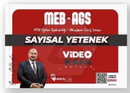 2025 MEB-AGS Sayısal Yetenek Video Kafa Notlar