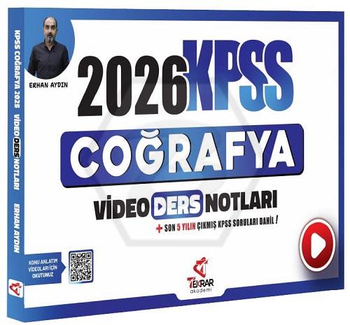 2026 KPSS Coğrafya Video Ders Notları