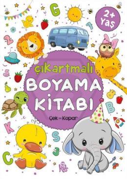 Çıkartmalı Boyama Kitabı Çek Kopar 2+Yaş