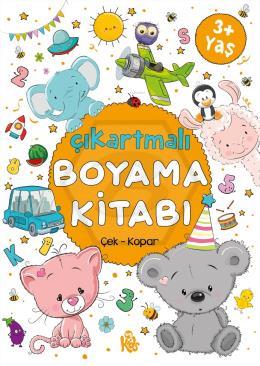 Çıkartmalı Boyama Kitabı - 3 Yaş +;Çek - Kopar