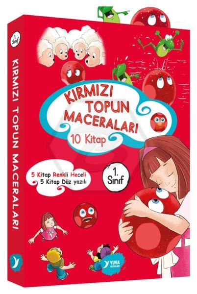 Kırmızı Topun Maceraları Renkli Heceli