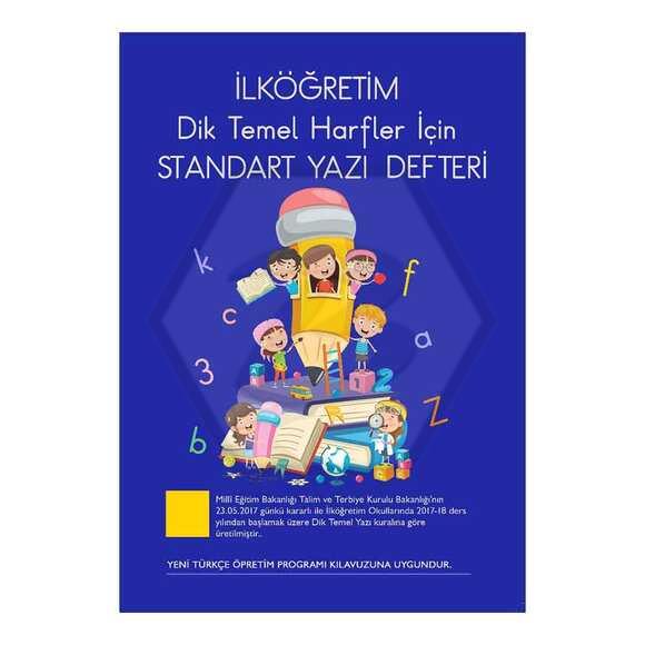 Standart Yazı Defteri (Büyük Mavi)