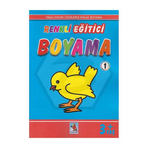  Renkli Eğitici Boyama - 1 - 3+Yaş