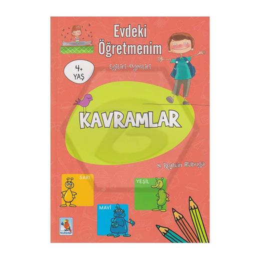  Evdeki Öğretmenim - Kavramlar Etkinlik Kitabı