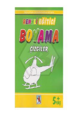  Renkli Eğitici Boyama - 5+Yaş Çizgiler (Yeni)