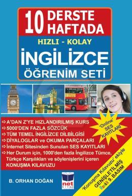 10 Derste/10 Haftada Hızlı Kolay İngilizce Öğrenim Seti