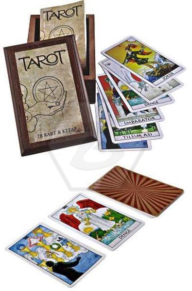 Tarot 78 Kart Ve Kitap (Ahşap Kutulu)