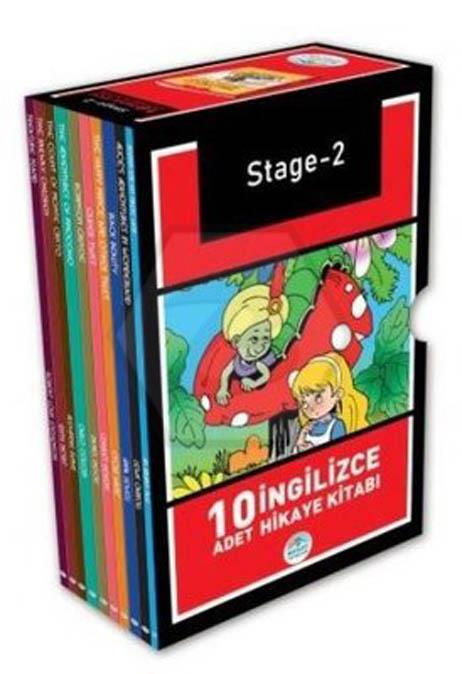 Stage - 2 İngilizce Hikaye Seti (10 Kitap Kutulu) 